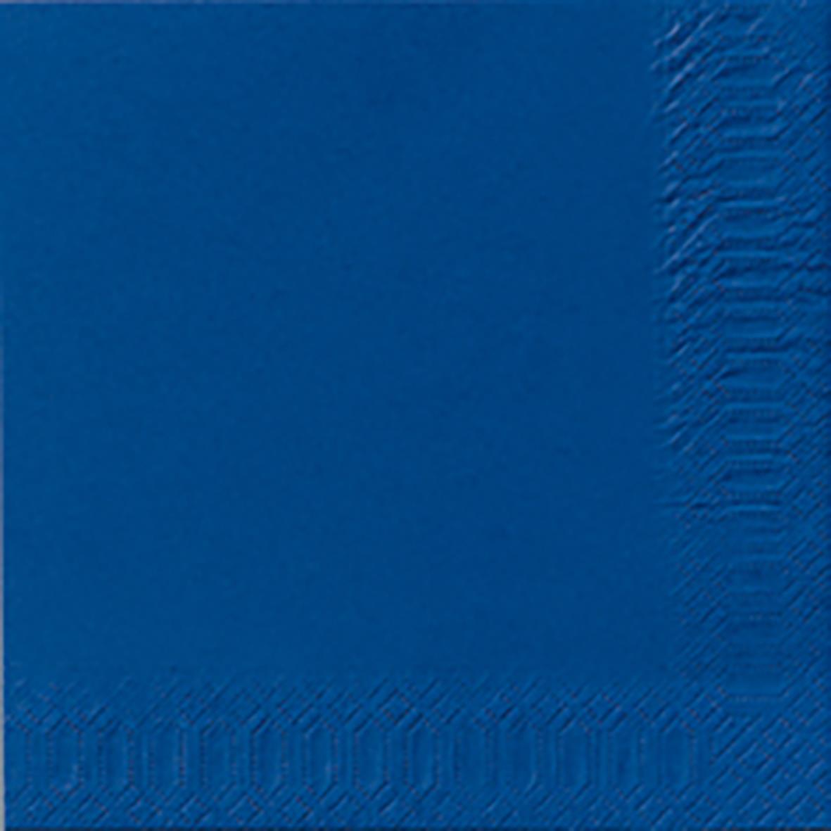 Mörkblå servett Duni 1-lag 33x33cm