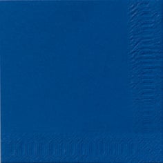 Mörkblå servett Duni 1-lag 33x33cm