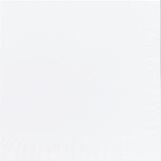 Vit 3-lags servett i storleken 24x24cm