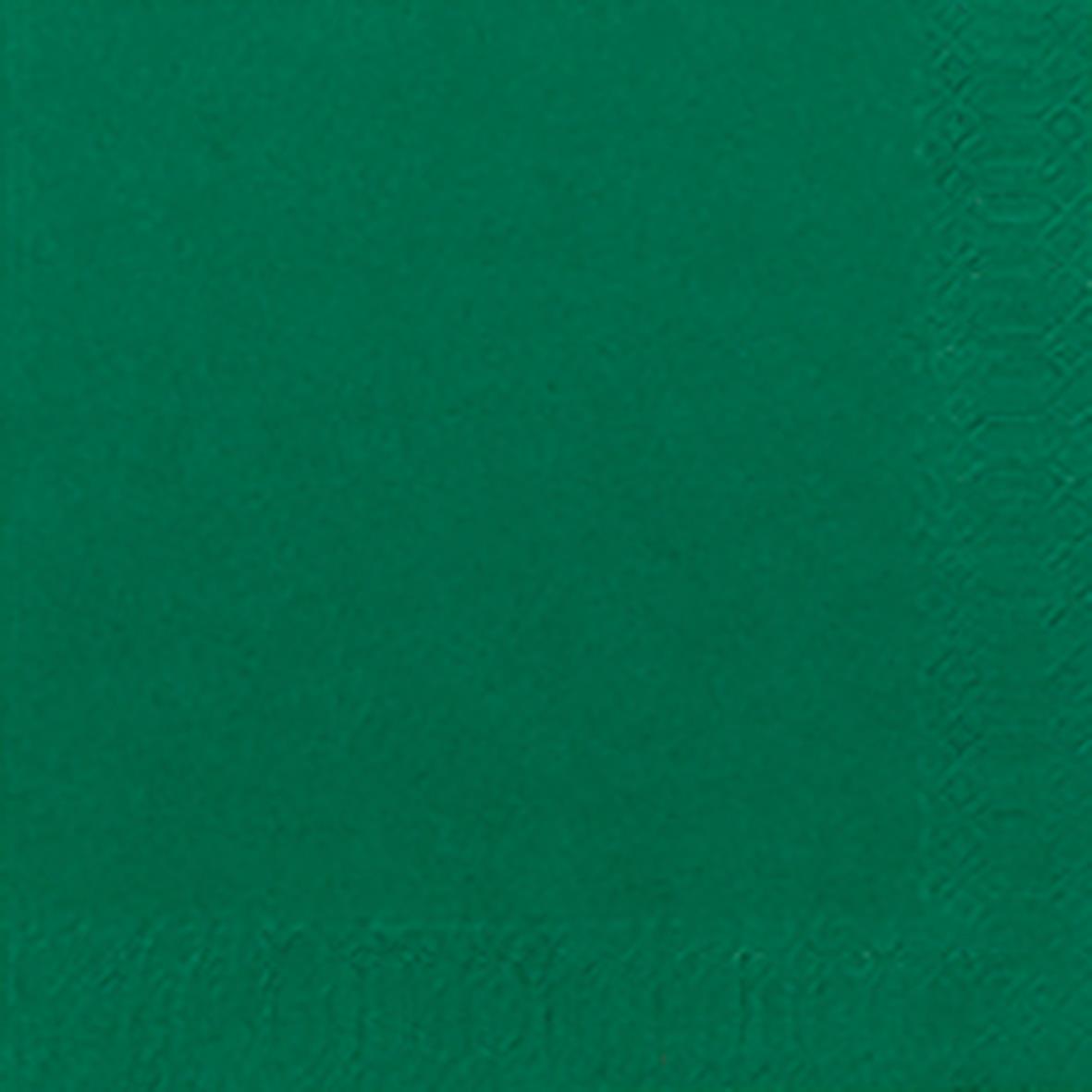 Mörkgrön servett Duni 3-lag 24x24cm