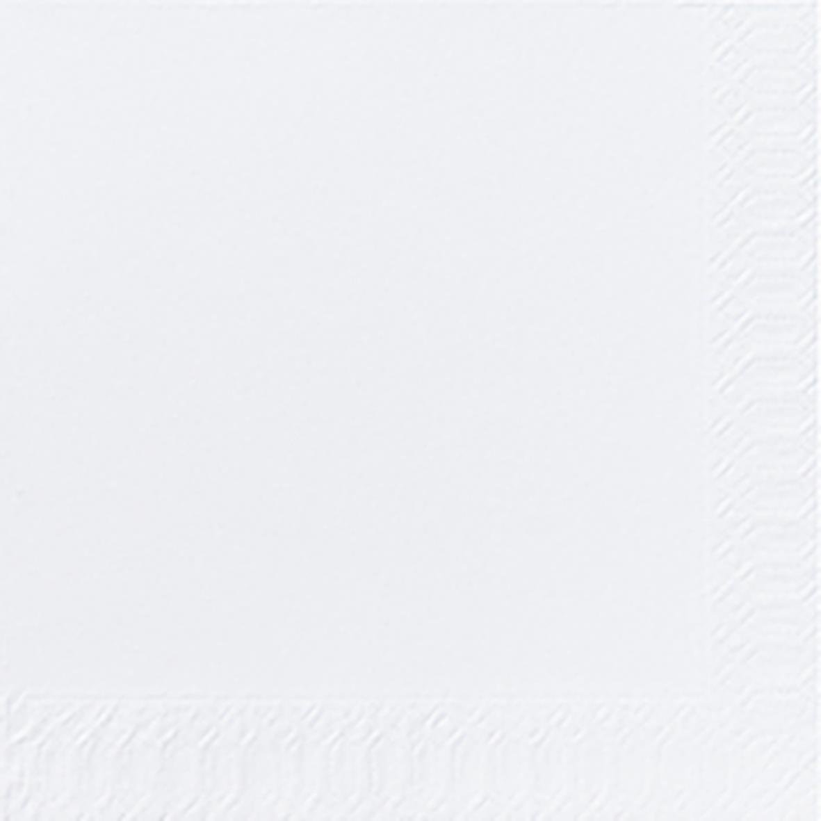 Vit servett Duni 3-lag 33x33cm