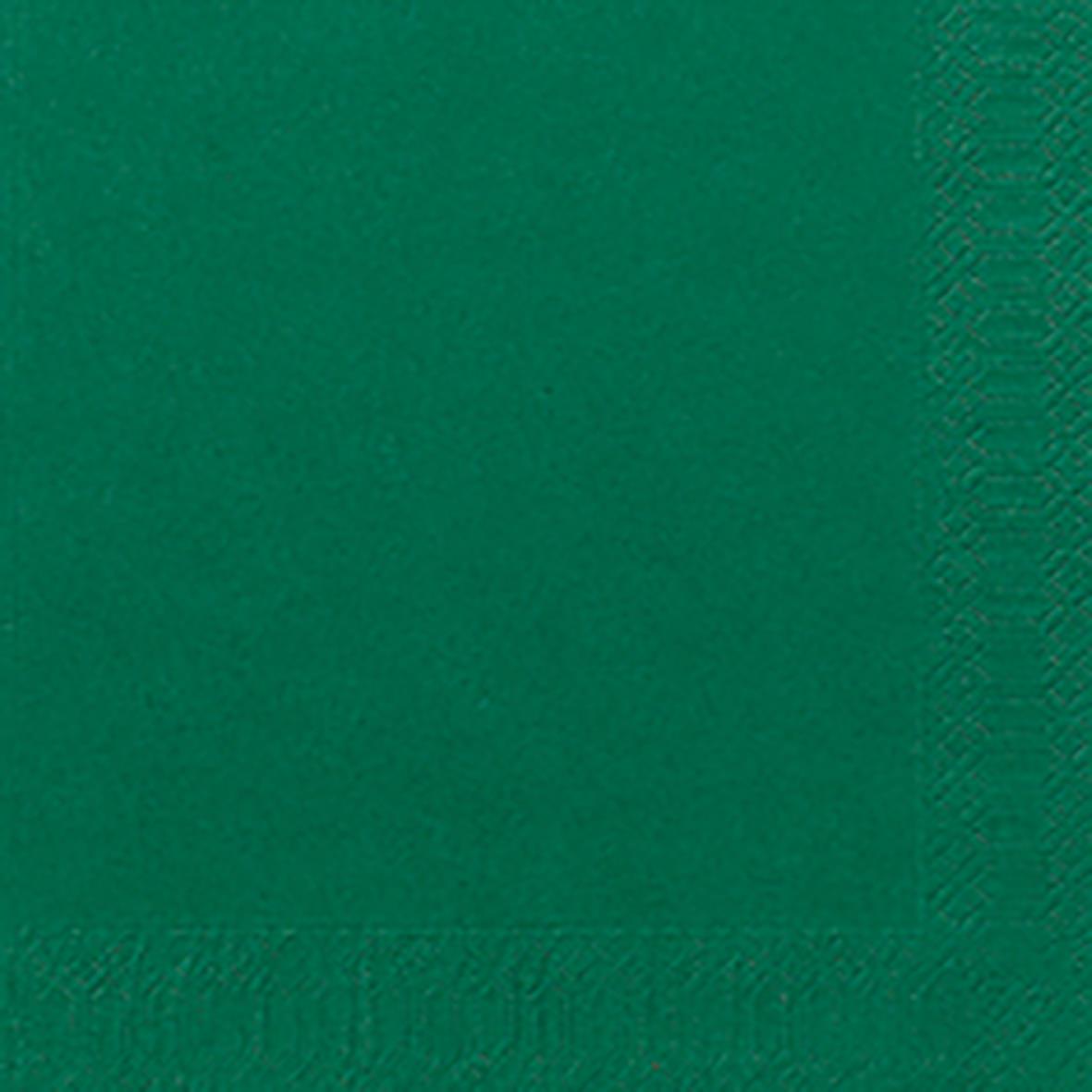 Mörkgrön servett Duni 3-lag 33x33cm