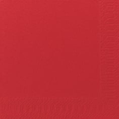 Servett Duni 3-lag Röd 33x33cm