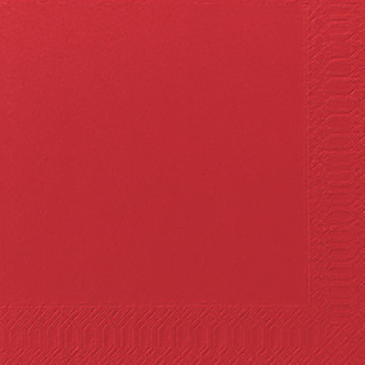 Servett Duni 3-lag Röd 40x40cm