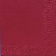 Vinröd servett Duni 3-lag 33x33cm