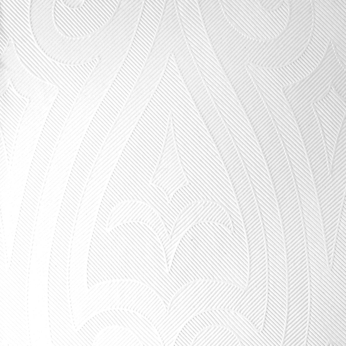 Vit servett Duni Elegance Lily med mönster, storlek 40x40cm