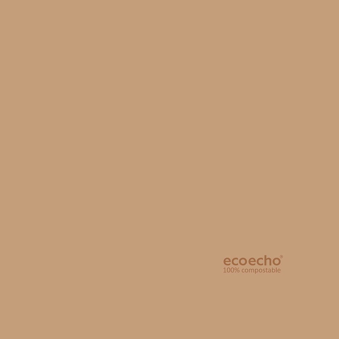 Servett Duni Dunisoft Eco Echo Brun 40x40cm 61050892