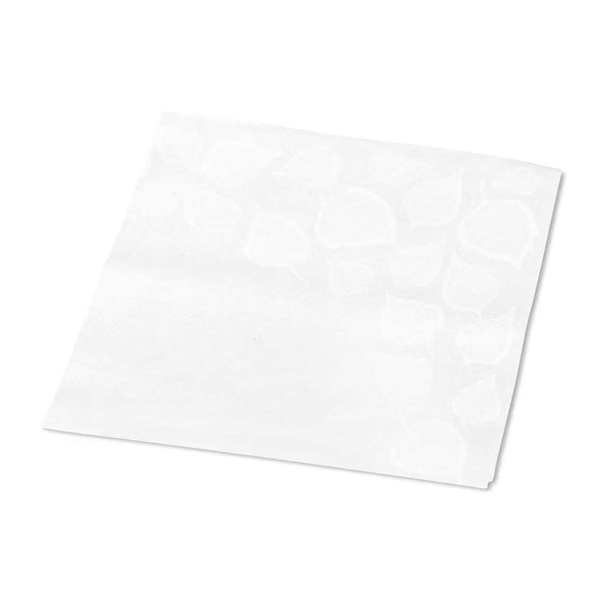 Vit servett i två lager, extra mjuk, 21,3x21,6cm