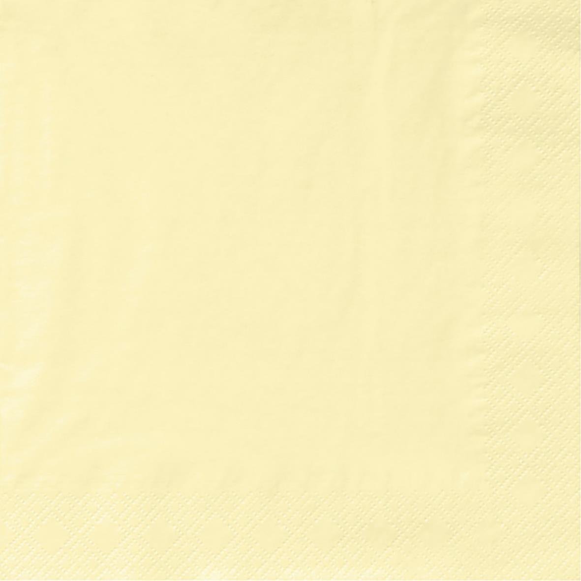 Tvålagrad vaniljfärgad servett 40x40cm