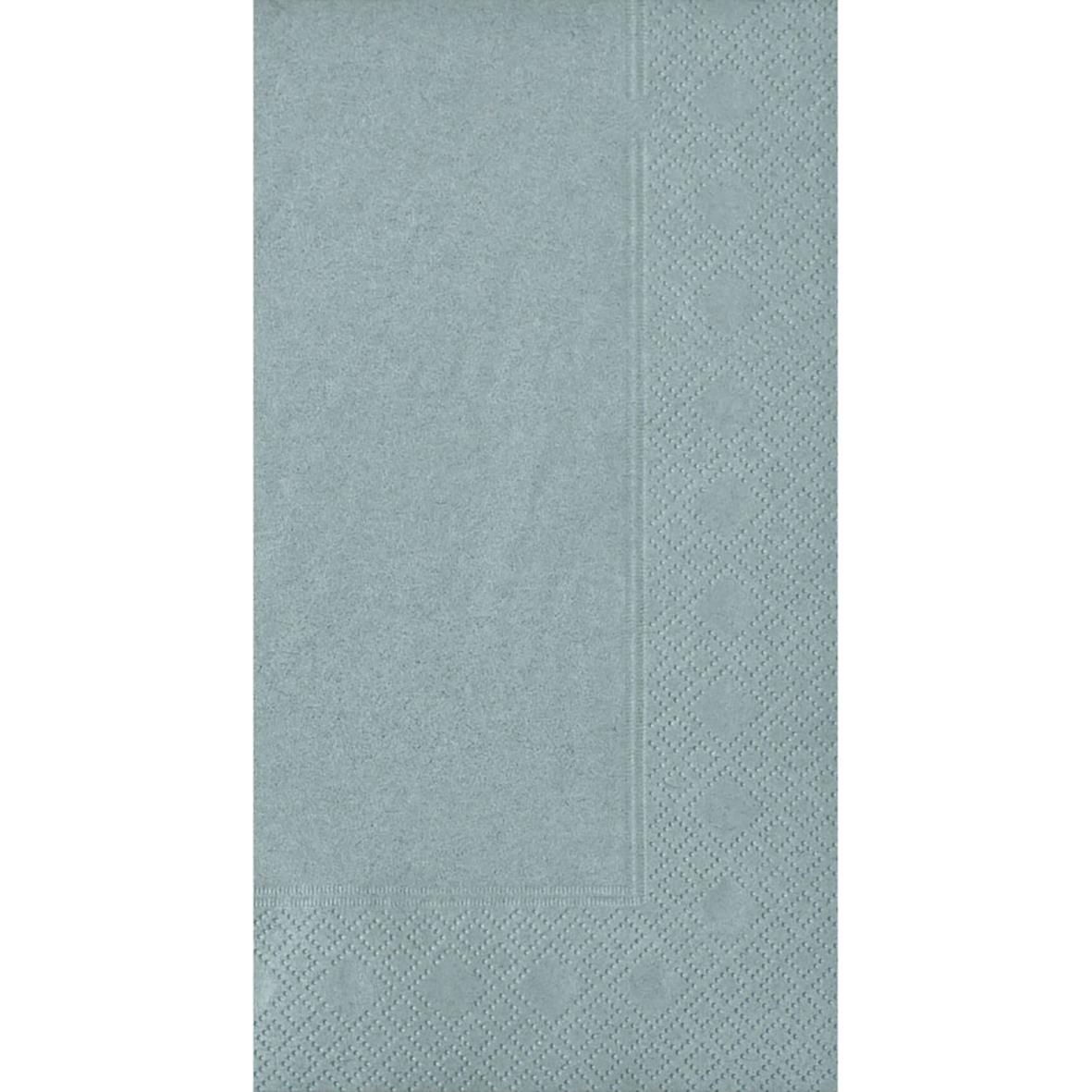 Grå trelagersservett 40x40cm med mönster och textur