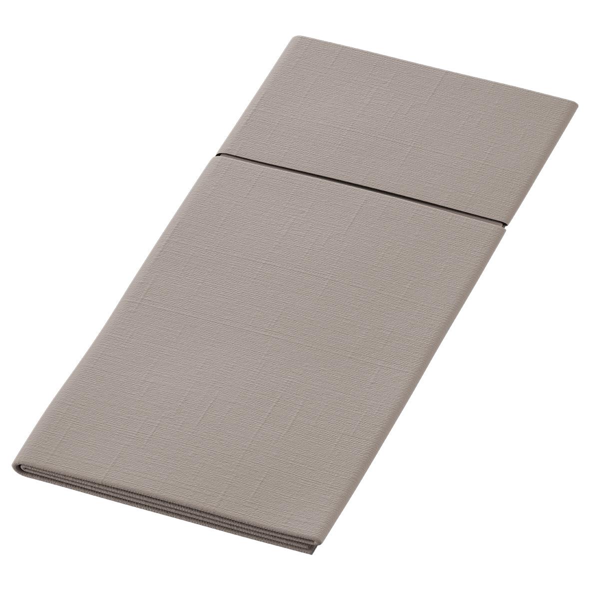 Servettficka Duni Dunisoft Greige 40x33cm i gråbeige färg