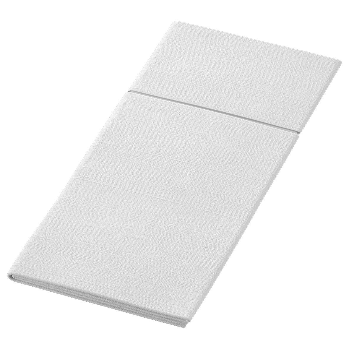 Vit servettficka Duni Dunisoft Bio 40x33cm