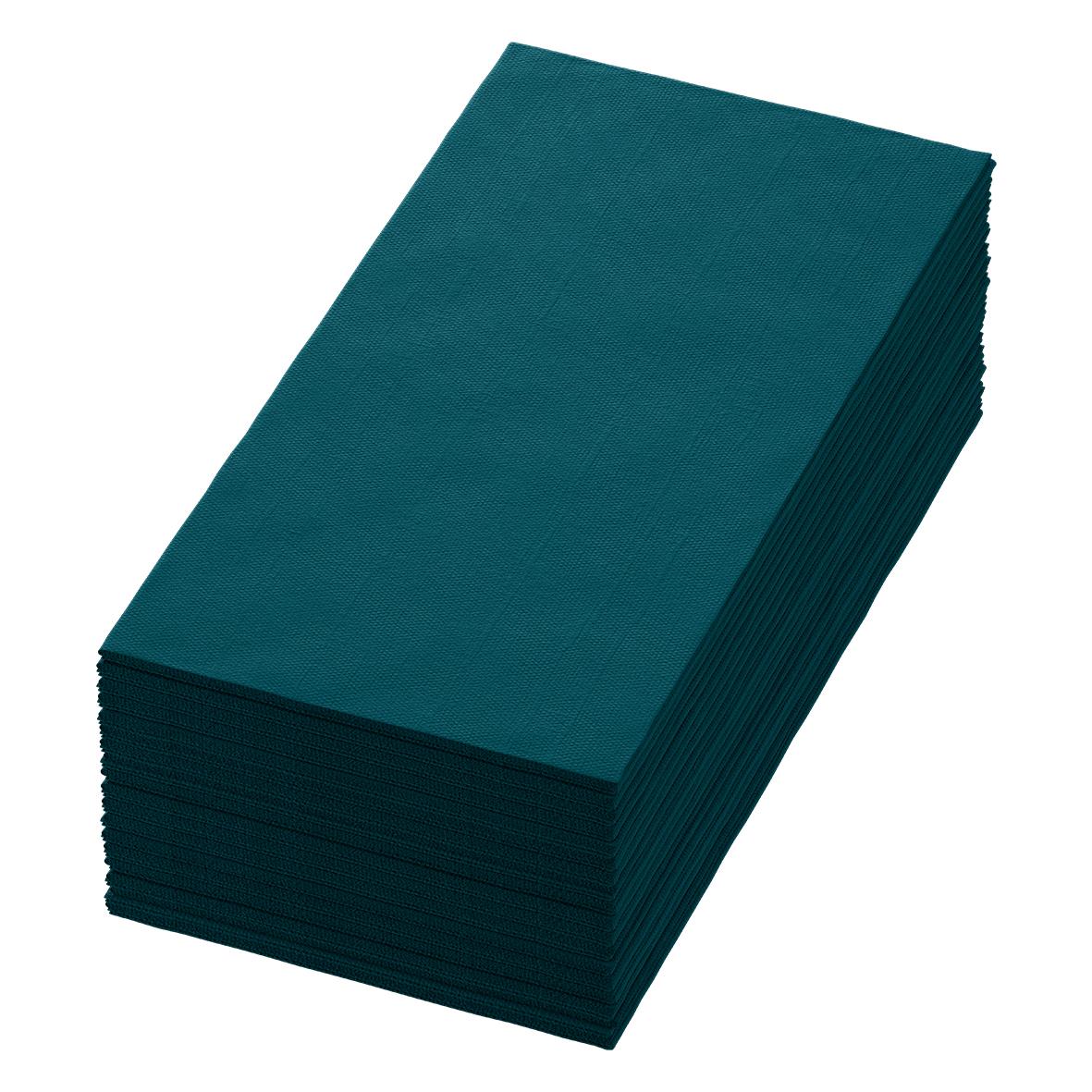 Duni Dunisoft Bio servetter i teal färg, 40x40cm, 1/8 pack