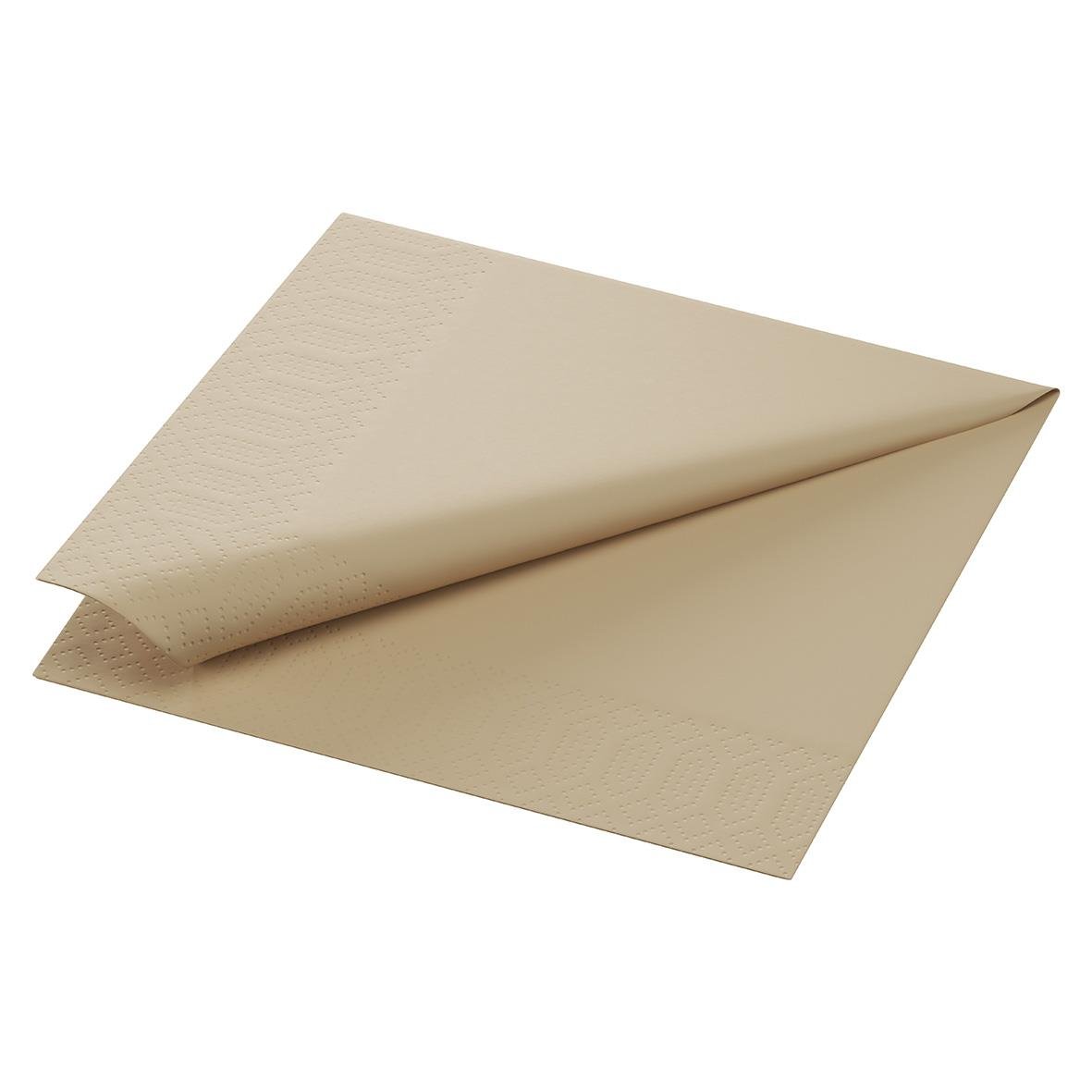 Servett Duni 1-lag Naturbrun 33x32cm 61051485_2