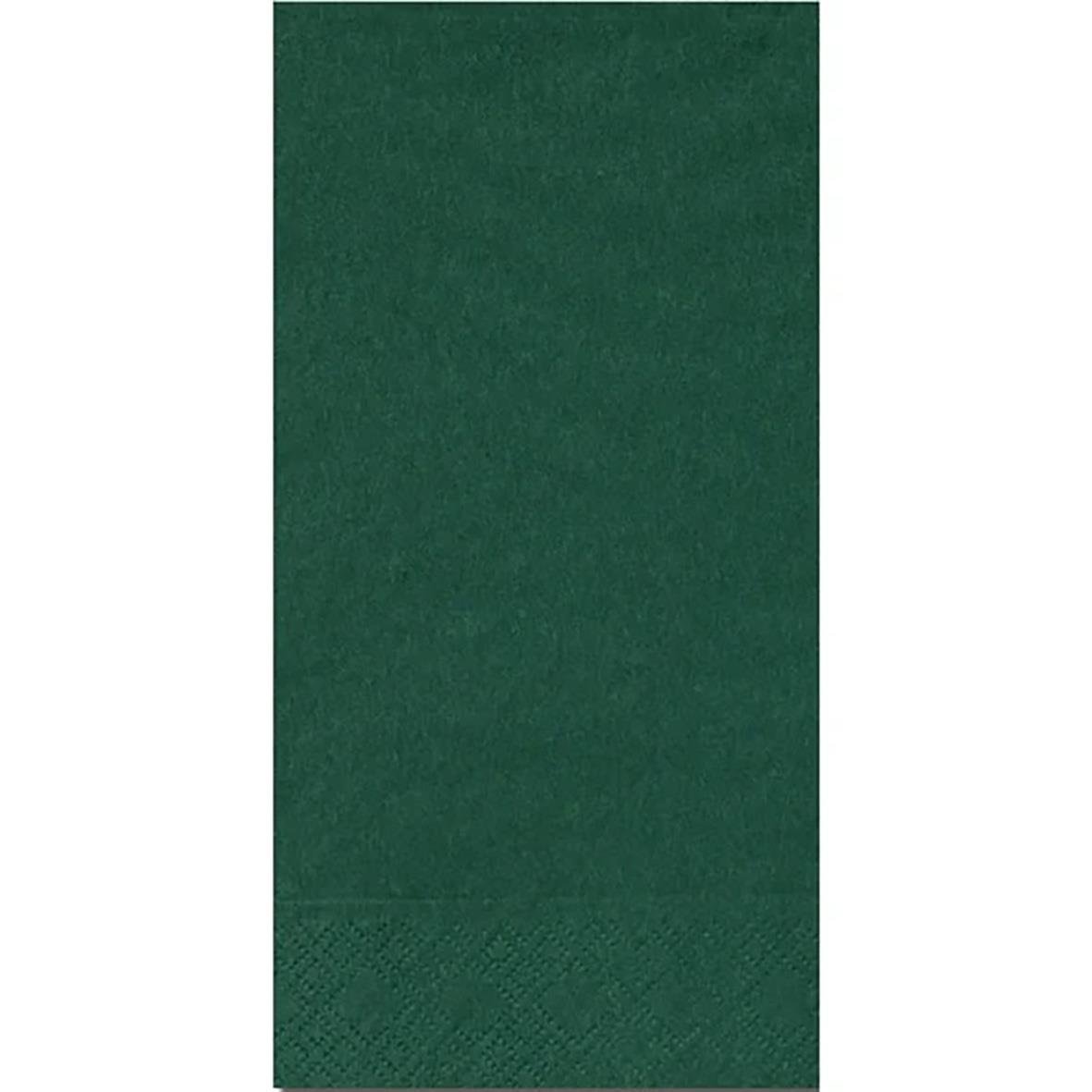 Mörkgrön 3-lags servett 40x40cm med vikt