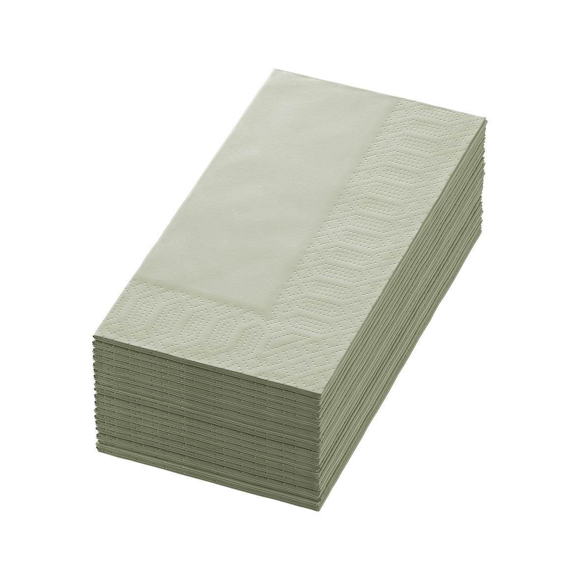Servett Duni 3-lag 1/8 Vikt Pistage 40x40cm staplad i bunt