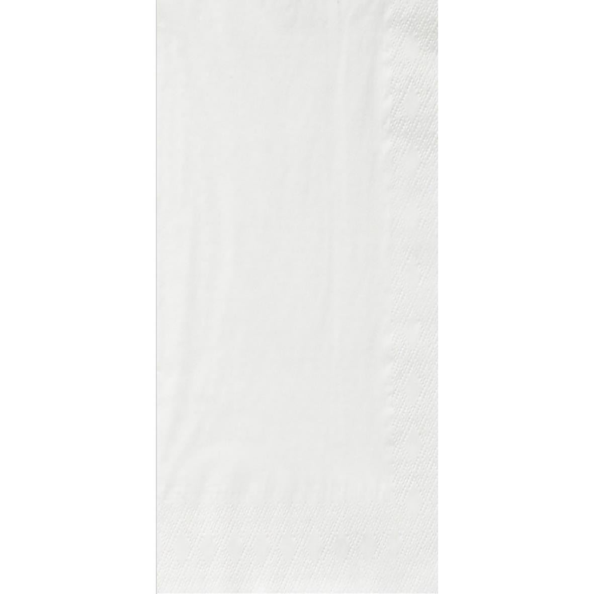 Vit trelaggad servett 39x39cm