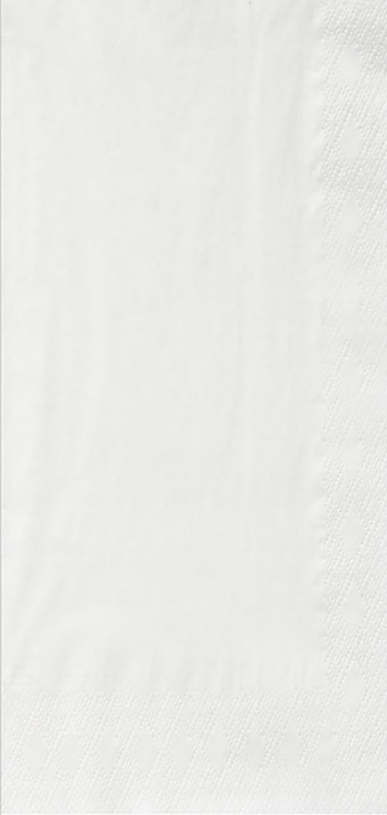 Vit trelaggad servett 39x39cm