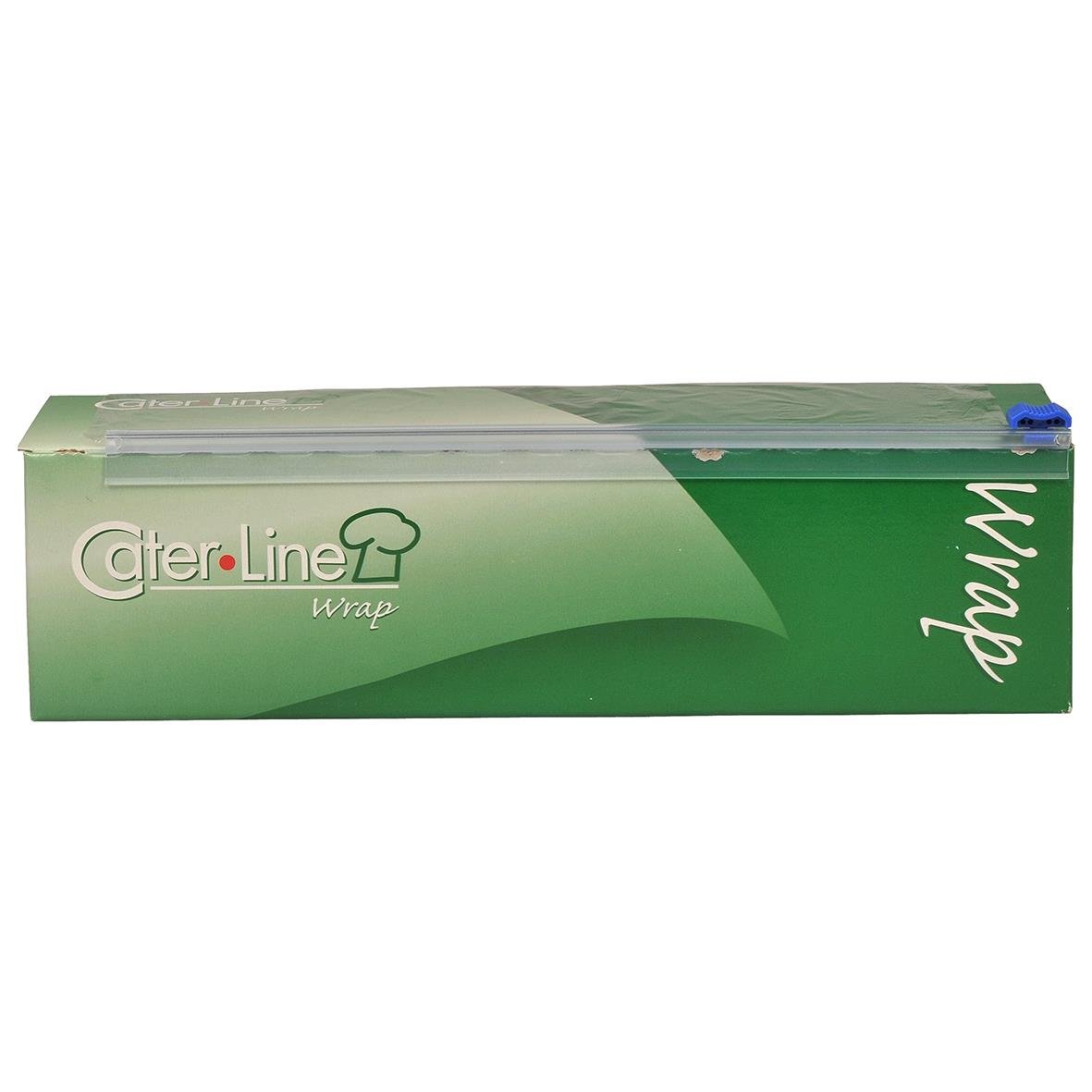 Matfilm Cater-Line PE förpackning, 30cm x 300m, grönt och vitt design