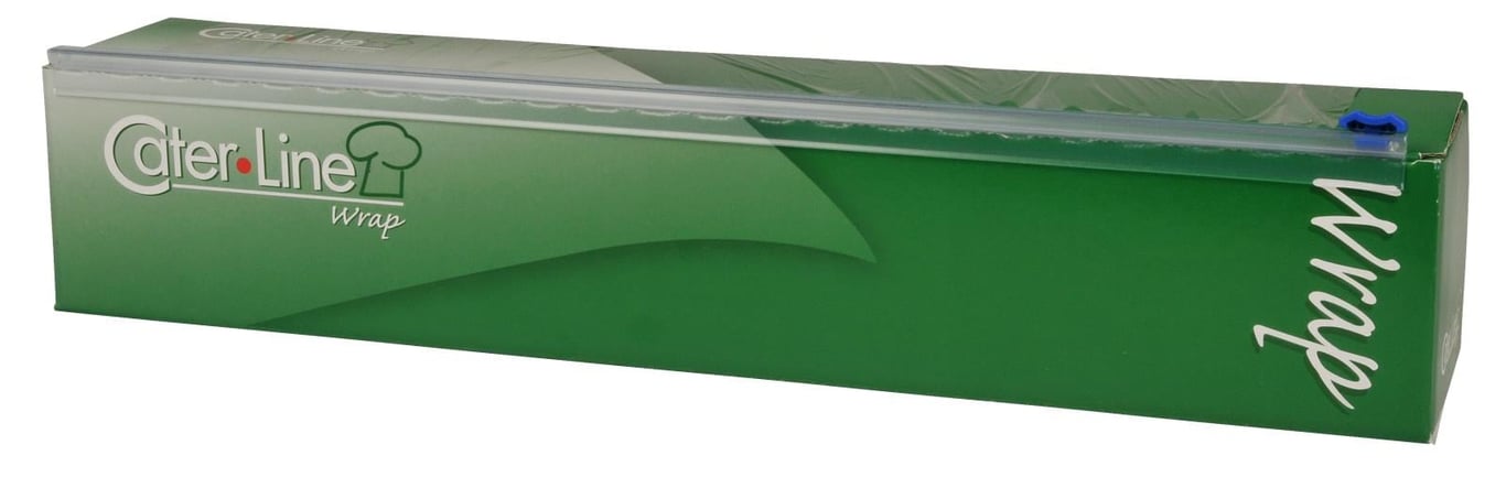 Grön Cater-Line PVC-box för matfilm, 45cm x 300m