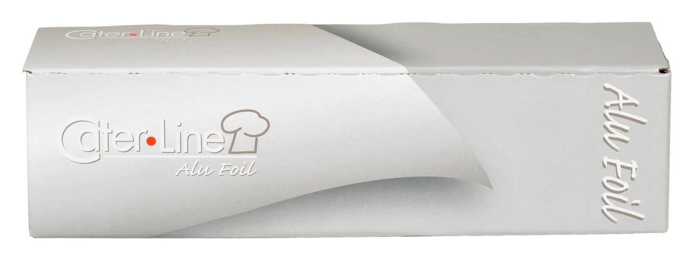Förpackning av aluminiumfolie Cater-Line Box 14my 29 cm x 150m