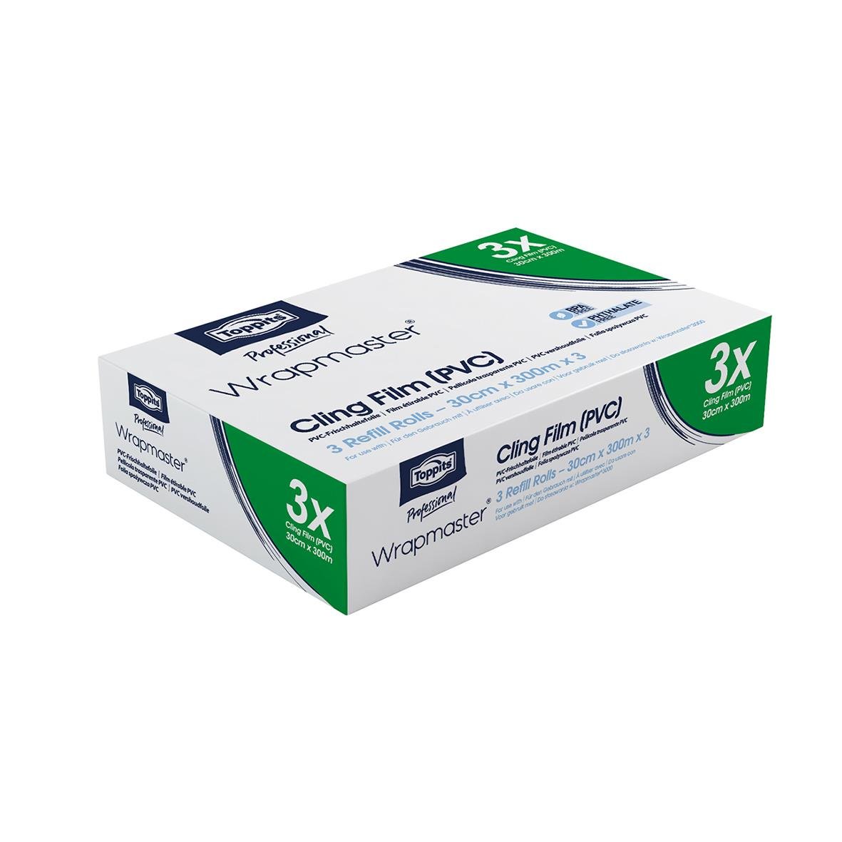 Matfilm Toppits Wrapmaster PVC 30cm x 300m i förpackning
