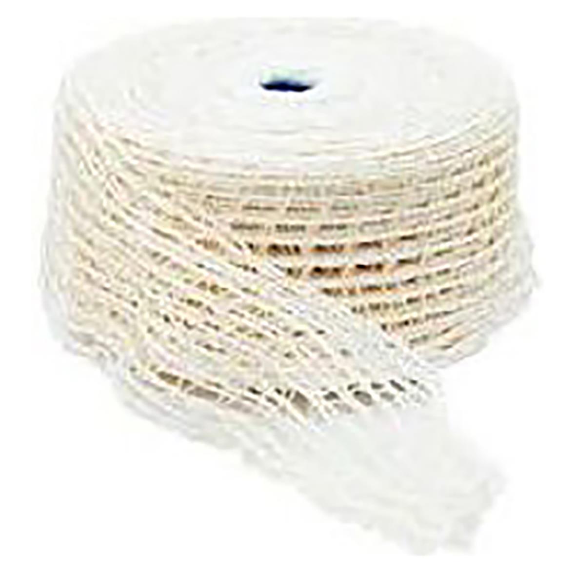 Vit skinknät nr 20 50 meter per rulle