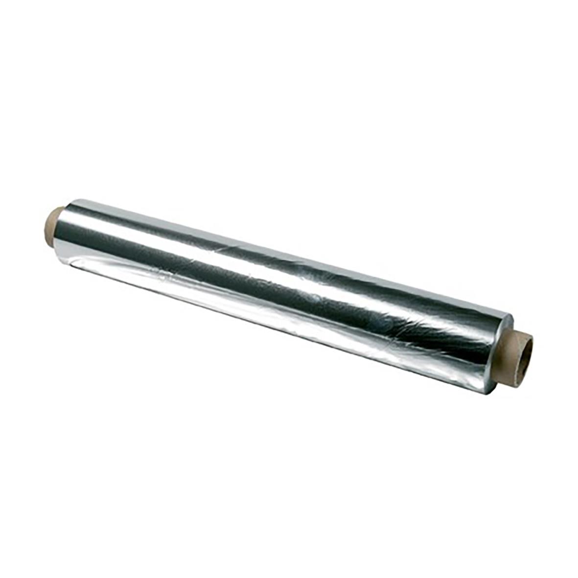 Aluminiumfolie refill 14my, 45cm x 150m, rullad för kök eller matlagning