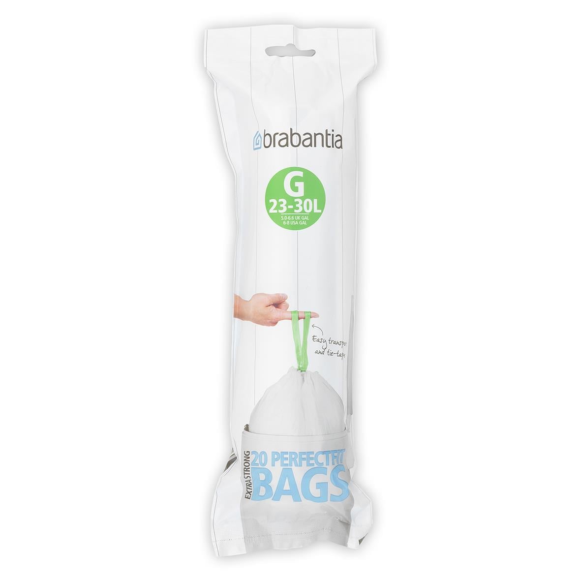 Avfallspåse Brabantia PerfectFit 23-30L G i förpackning