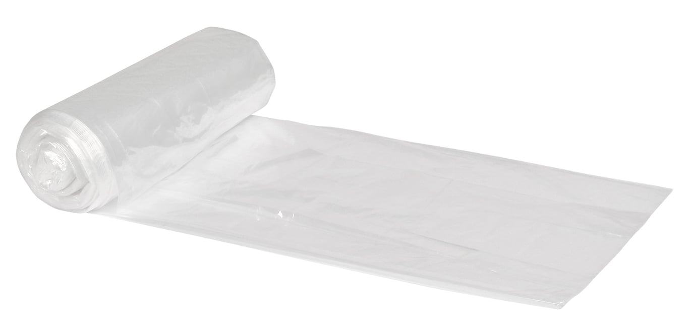 Soppåse Plast LDPE 30L 15my Transparent 500x600mm 61200132