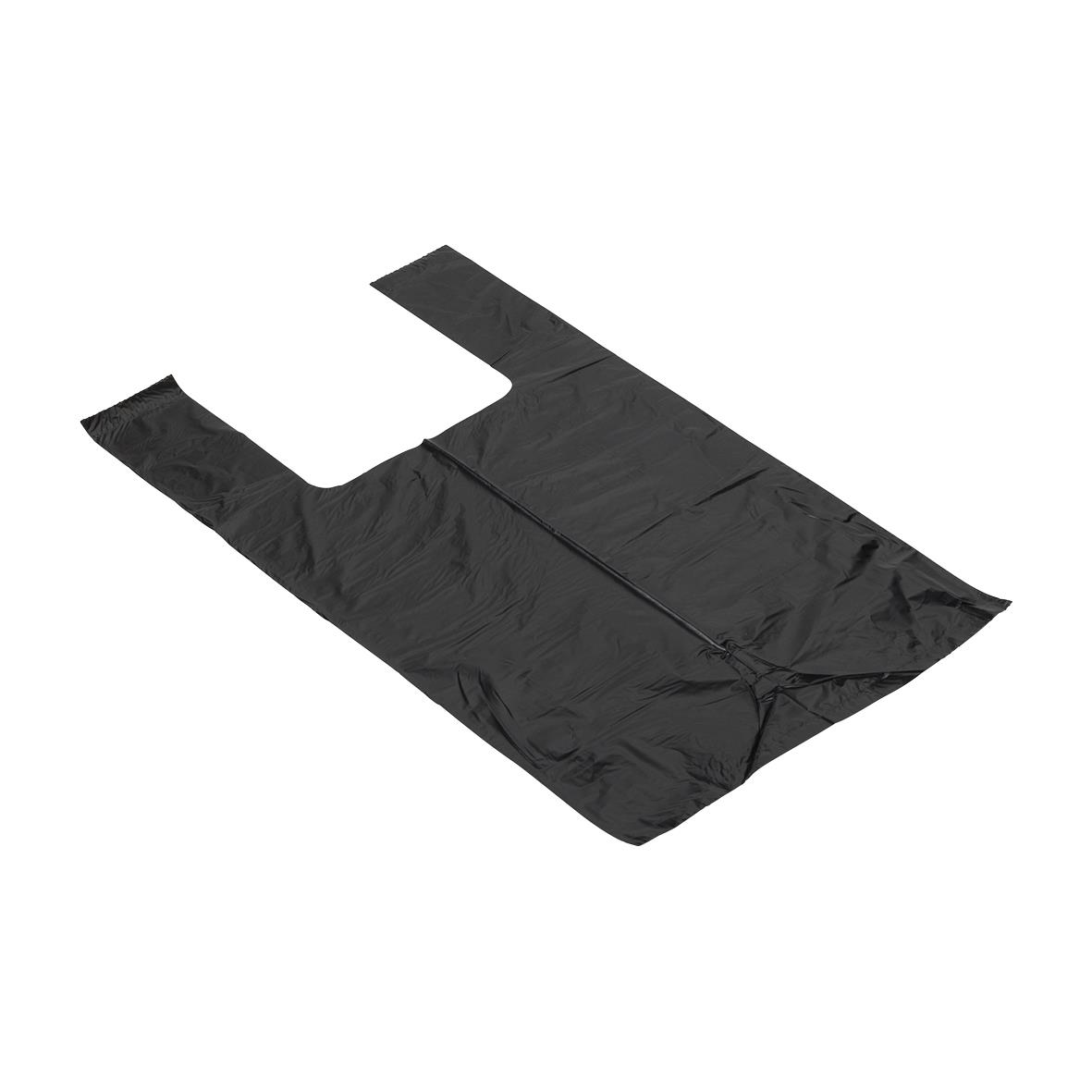 Svart hundpåse HD Knyt 3L 20my, 220x390mm, plastpåse för hundbajs