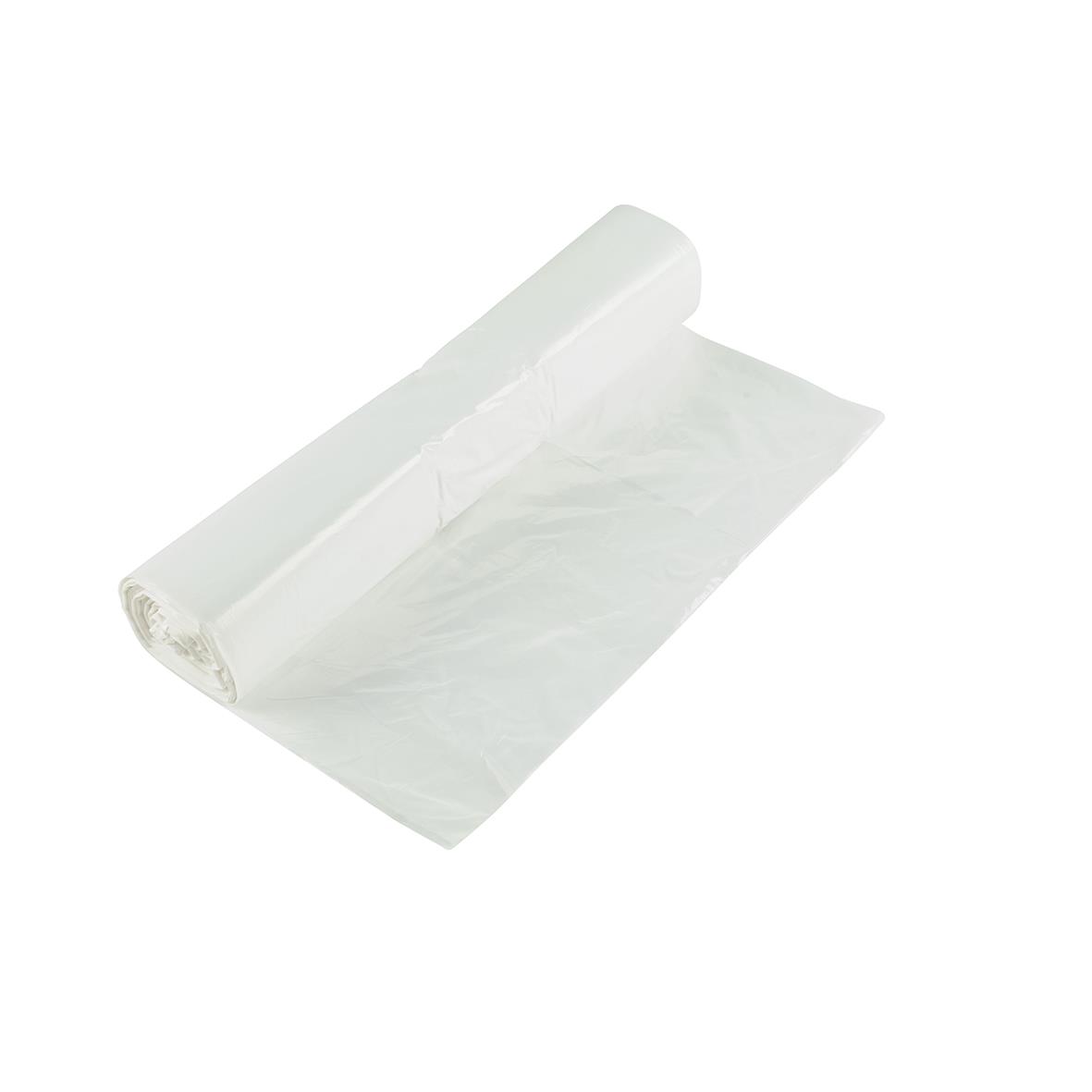 Vit soppåse HDPE Stjärnbotten 30L 5my, 510x580mm, rull
