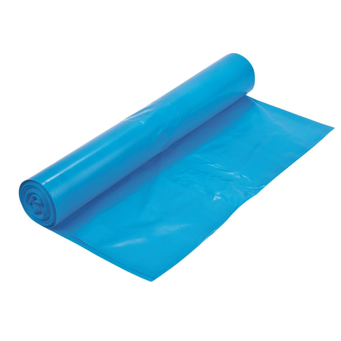 Blå och vit sopsäck P3 LLD 160L, 70my, 770x1300mm, rullad