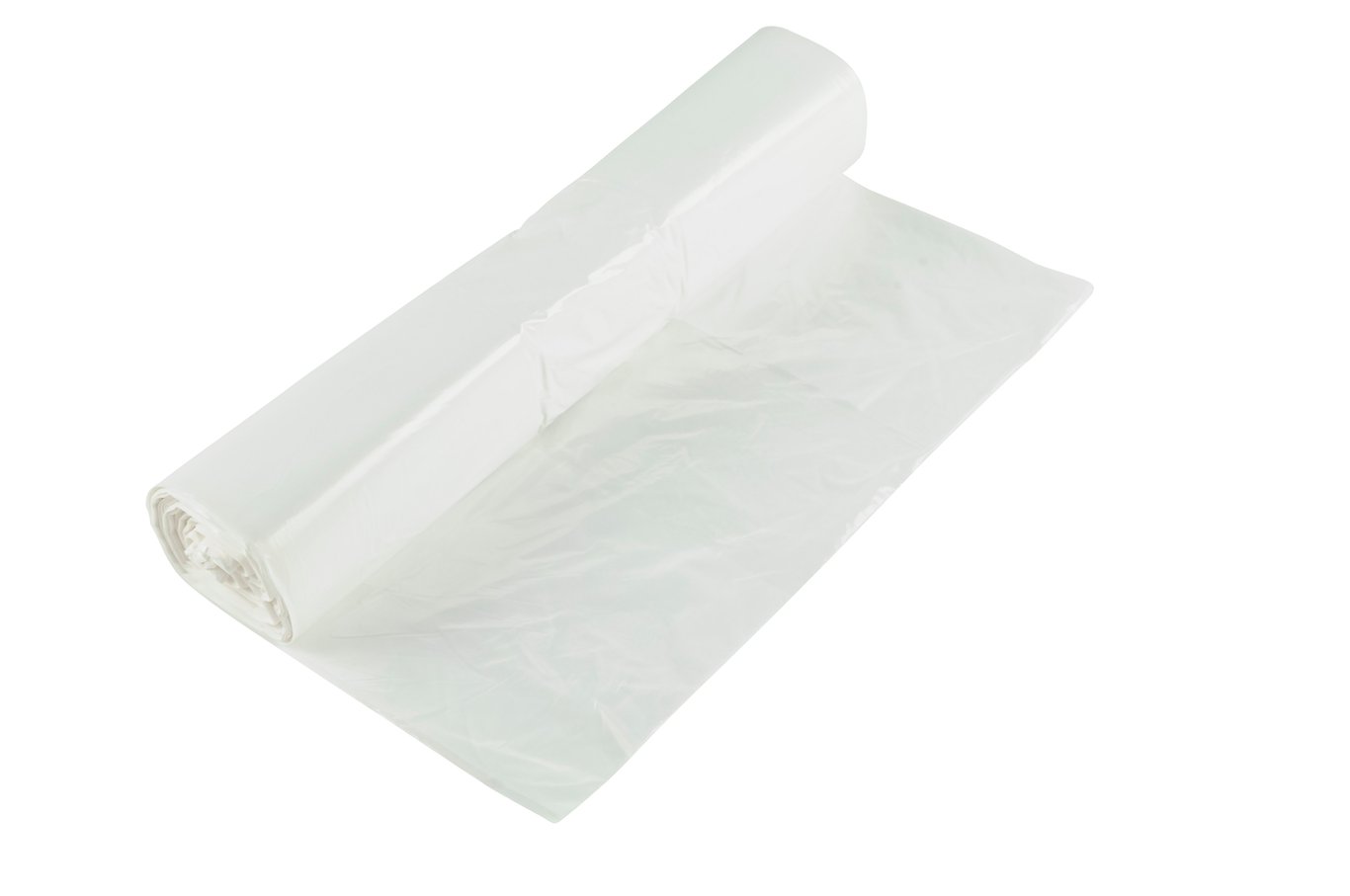 Vit soppåse LLD 17L, 25my, 410x500mm, rullad