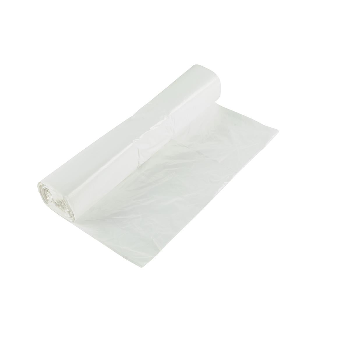 Vit soppåse LLD 17L, 25my, 410x500mm, rullad