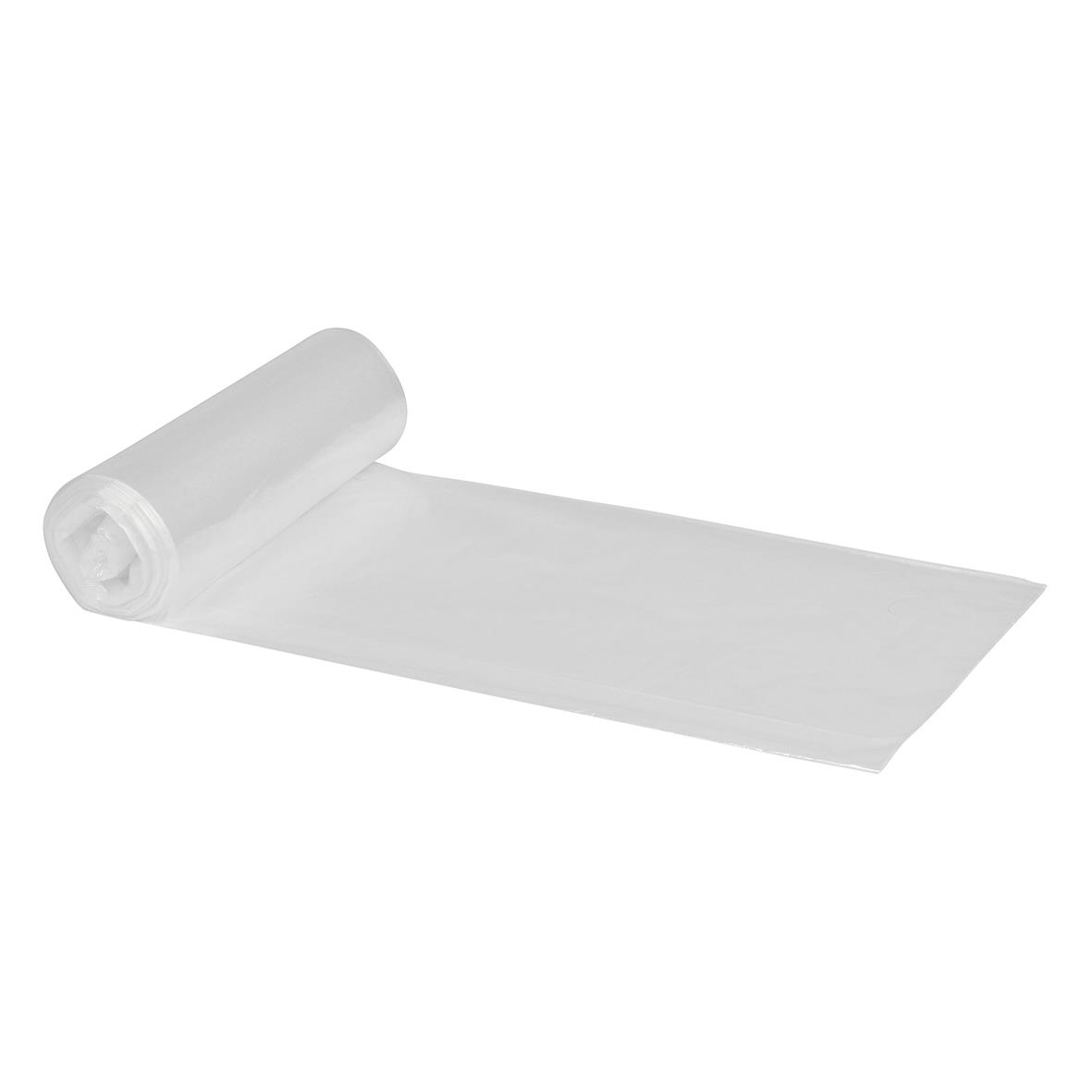Transparent soppåse LDPE 40L 15my, 600x600mm, rull