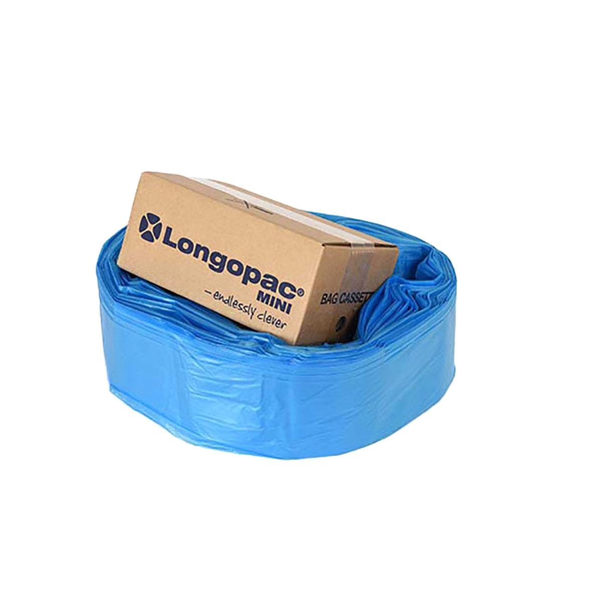 Sopsäcksslang Longopac Mini Strong Blå 45m