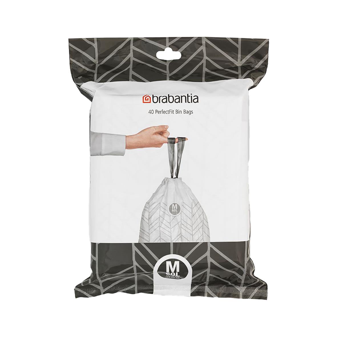 Avfallspåse Brabantia PerfectFit 60L M i förpackning