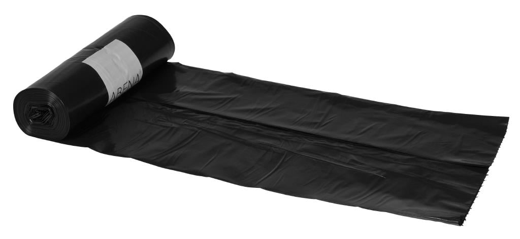 Svart sopsäck Supersäcken LLDPE 60L 35my 550x1030mm