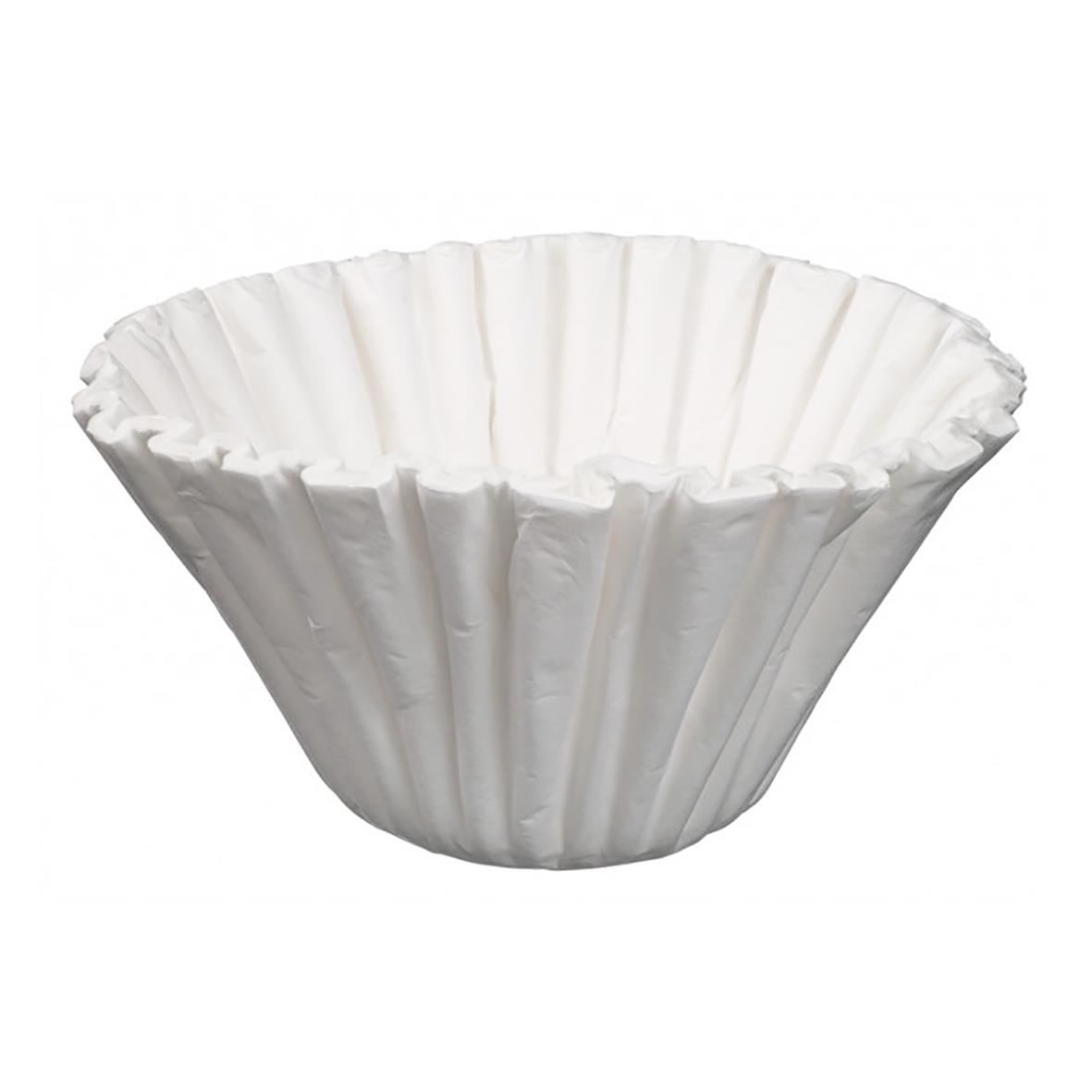 Vit kaffefilter Bonamat Korg B10 med diameter 152/437mm