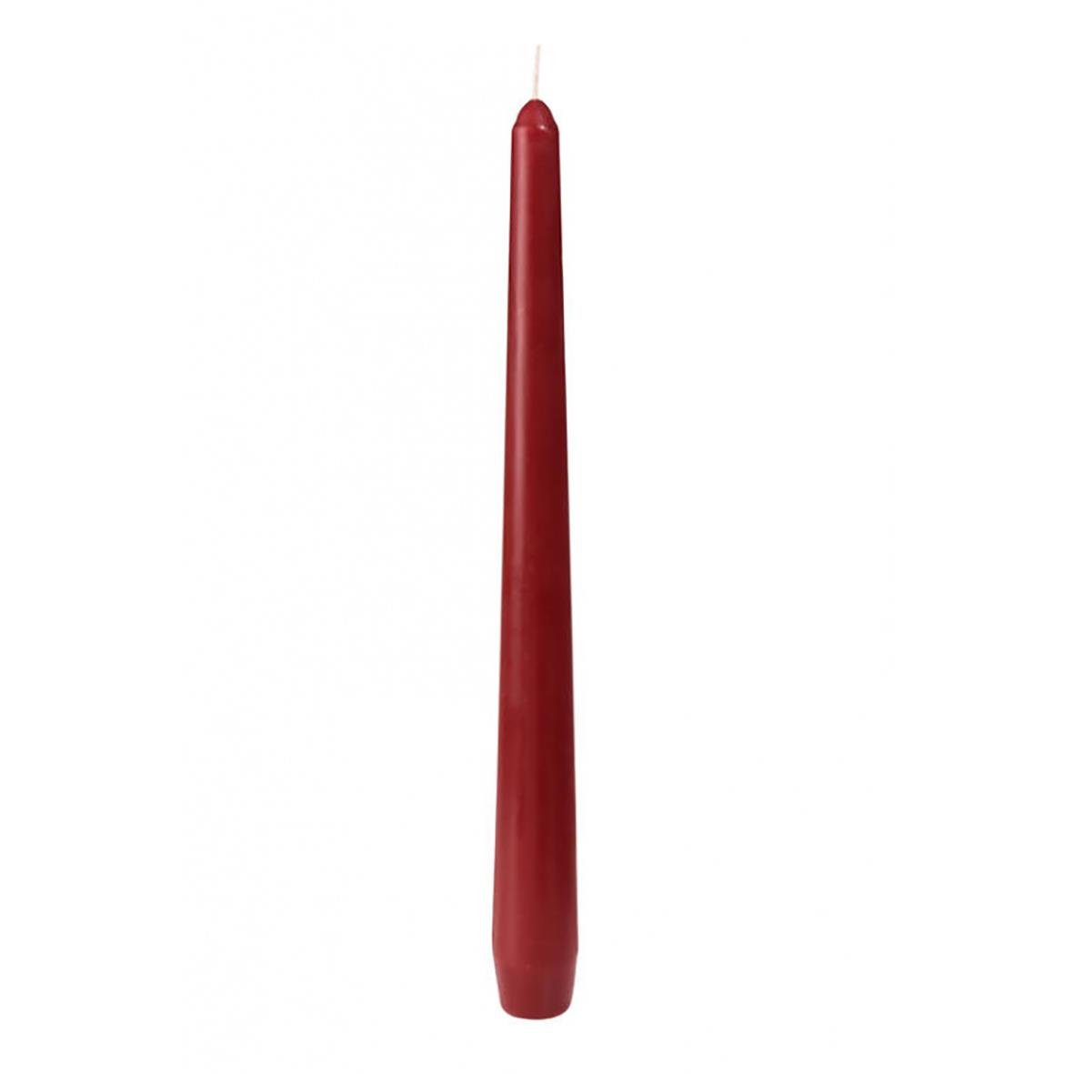 Antikljus Duni Bordeaux 25cm i antik röd färg