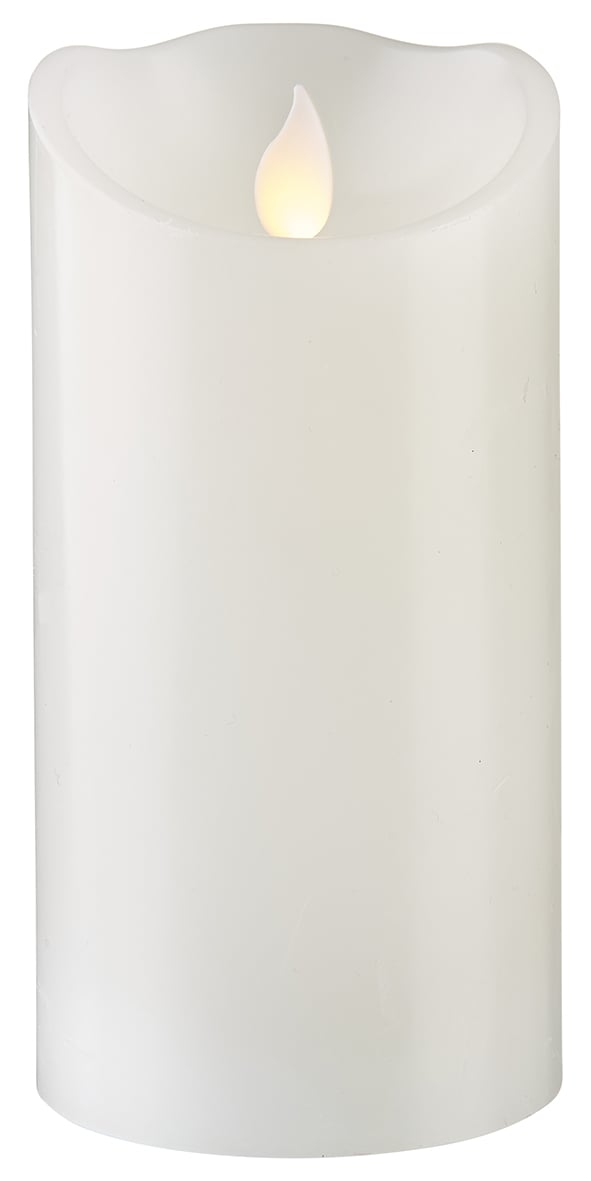 Vit LED blockljus i storlek 75x150mm med tändande effekt