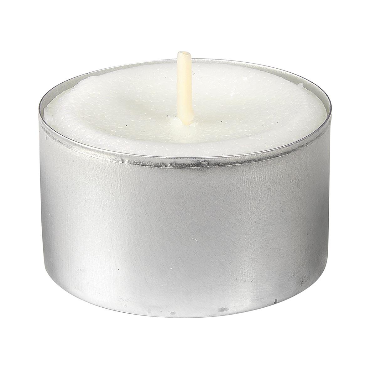 Värmeljus Anton 8h Vit 38mm i metallbehållare