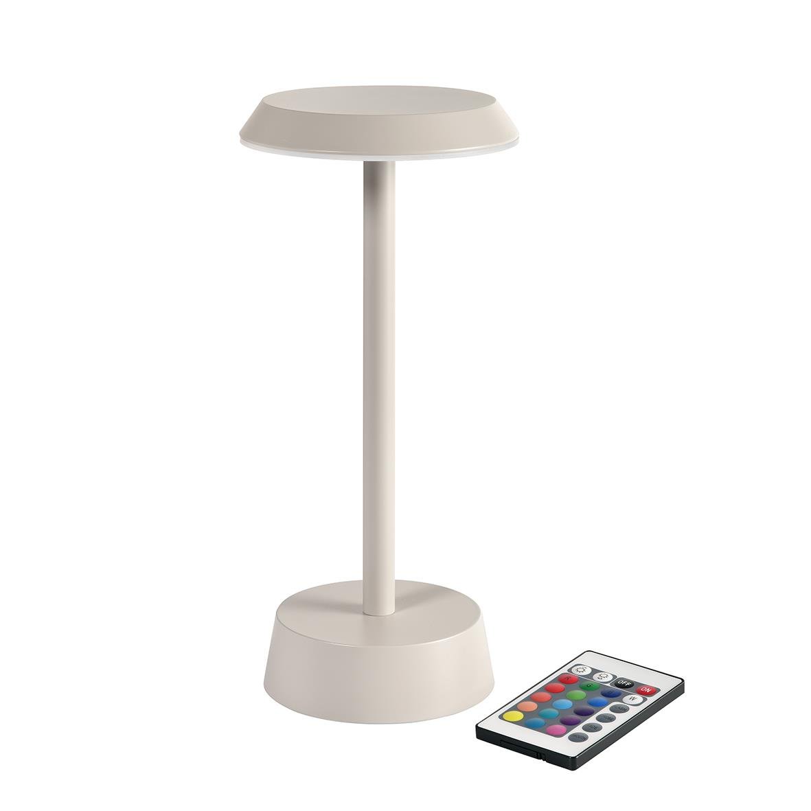 Bordslampa LED Duni Nour Taupe med fjärrkontroll