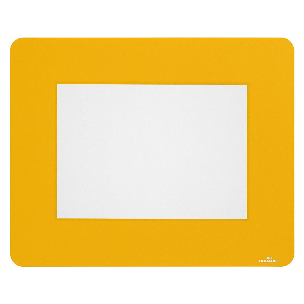 Golvdekal i gul färg med fönster, A5 storlek, hållbar och lätt att använda
