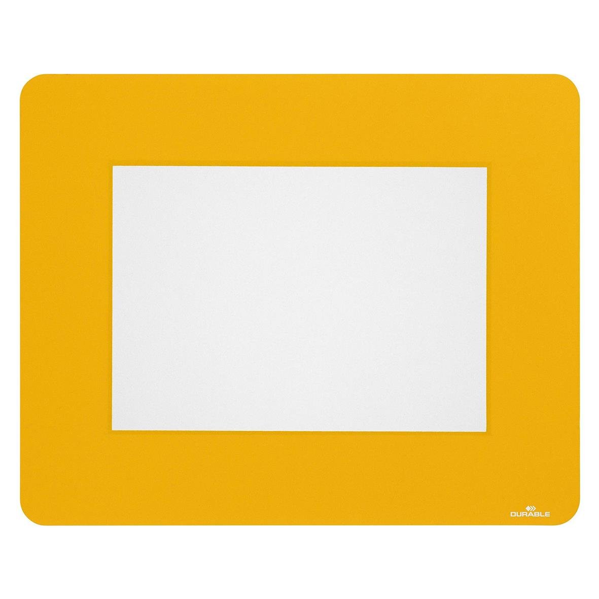 Golvdekal i gul färg med fönster, A5 storlek, hållbar och lätt att använda