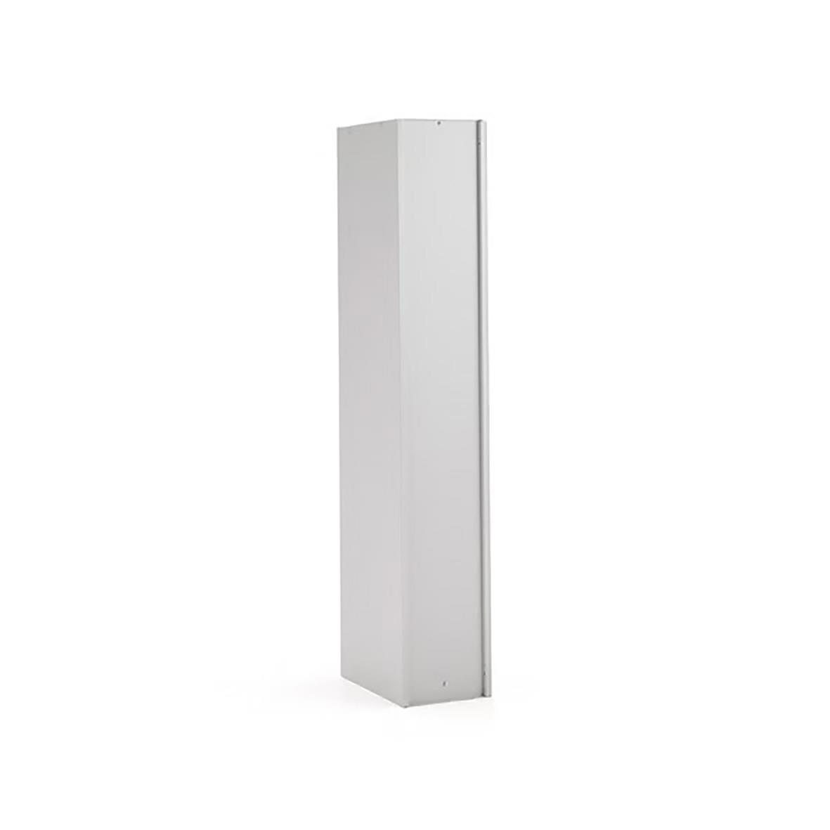 Klädskåp med en dörr i mörkgrå färg, mått 1800x300x500mm, enkel modul