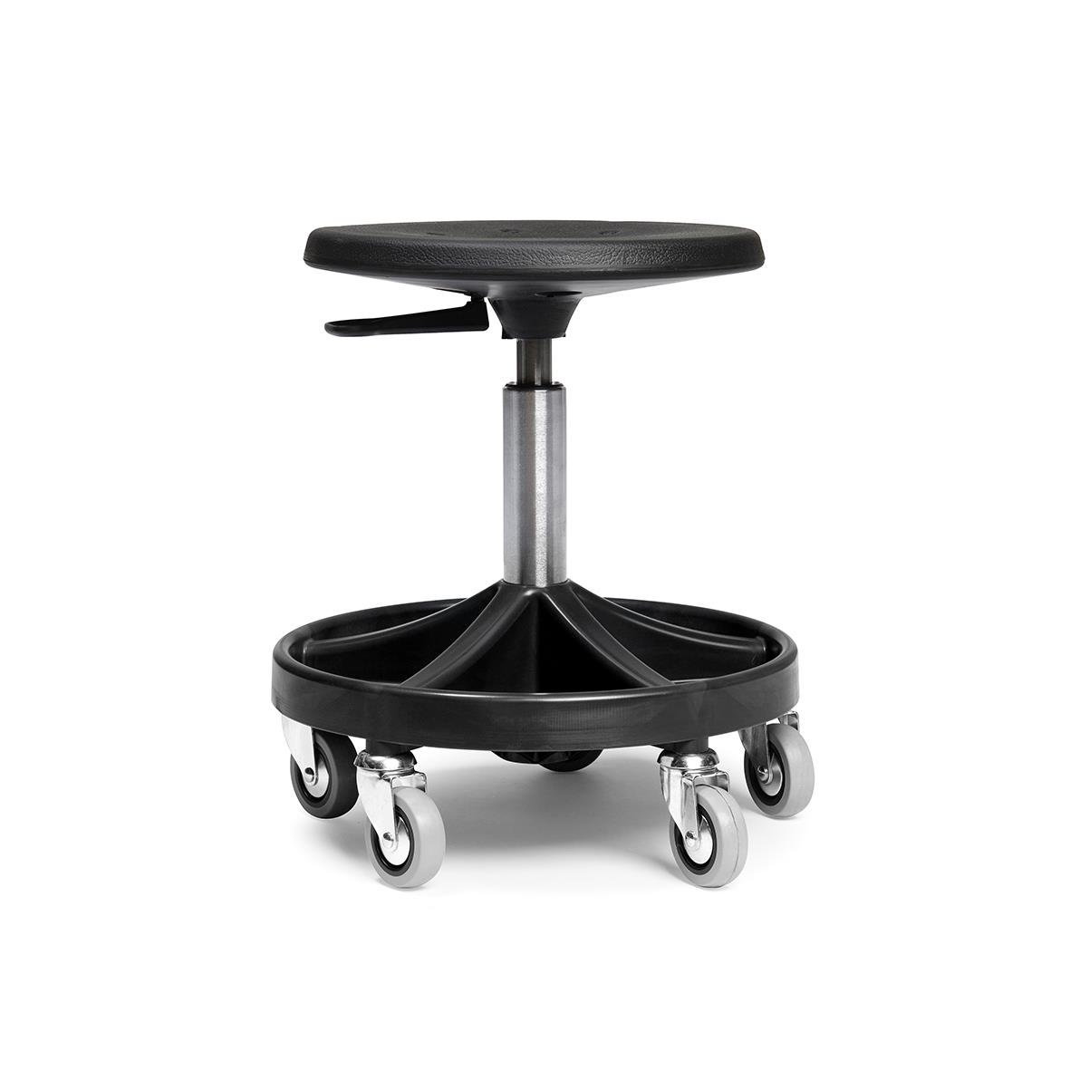 Montörs- och åkstol GBP All-Round Låg med hjul och justerbar sits