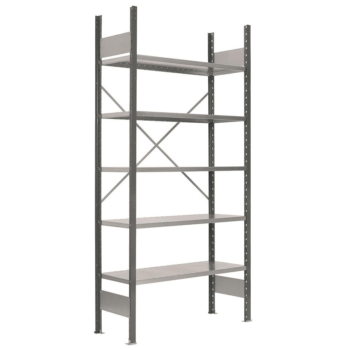 Lagerhylla GBP öppen gavel startsektion 210x100x40cm