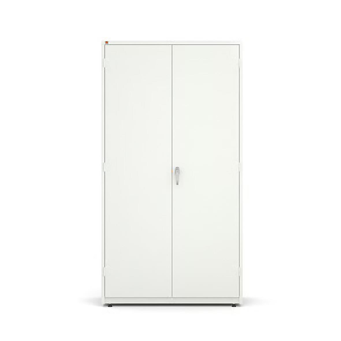 Vit förvaringsskåp Supply med två dörrar och handtag, mått 1900x1020x500mm